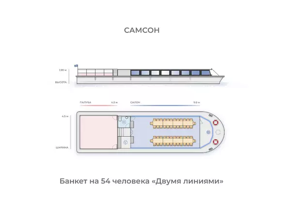 Банкет 54 чел.